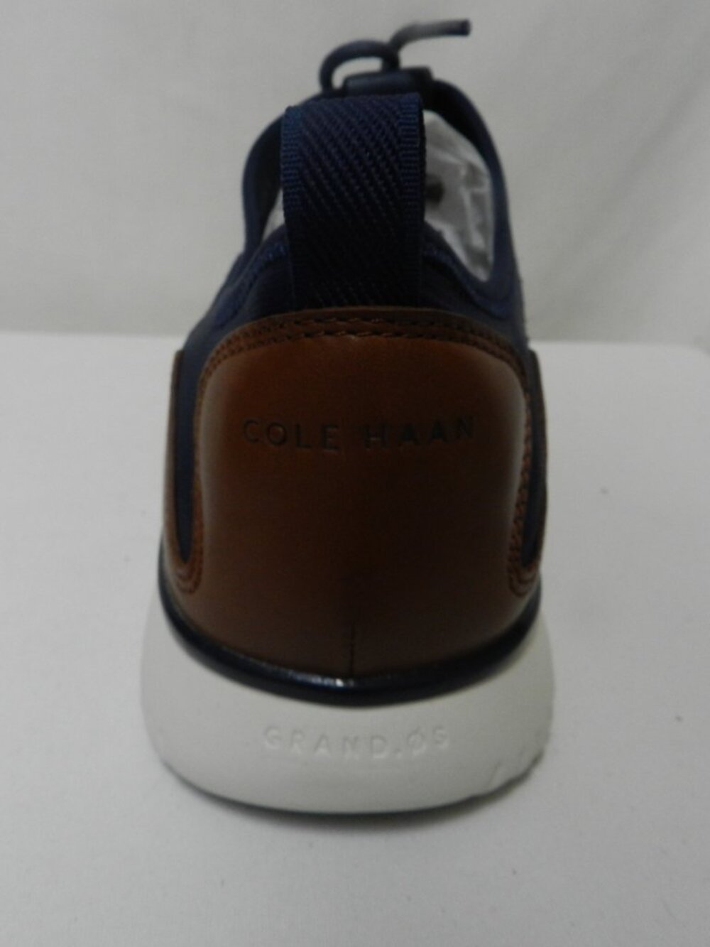 Cole Haan Grand Sport Sneakers Knit w/ Leather blue brown Men NIB NEW Size Sz 10 - Picture 13 of 16